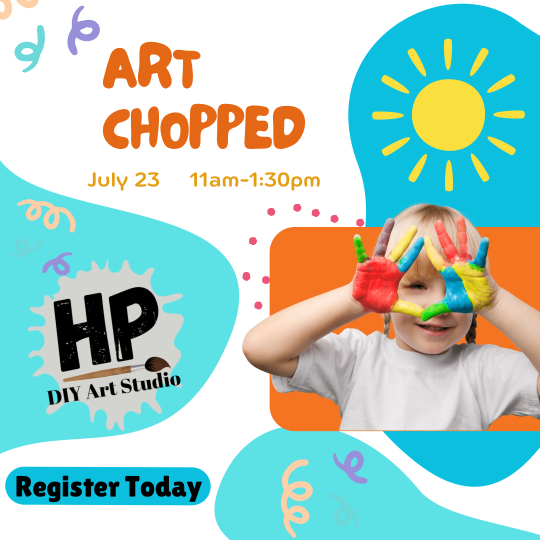Art chopped, summer art camp, art camp, summer fun, fun for kids