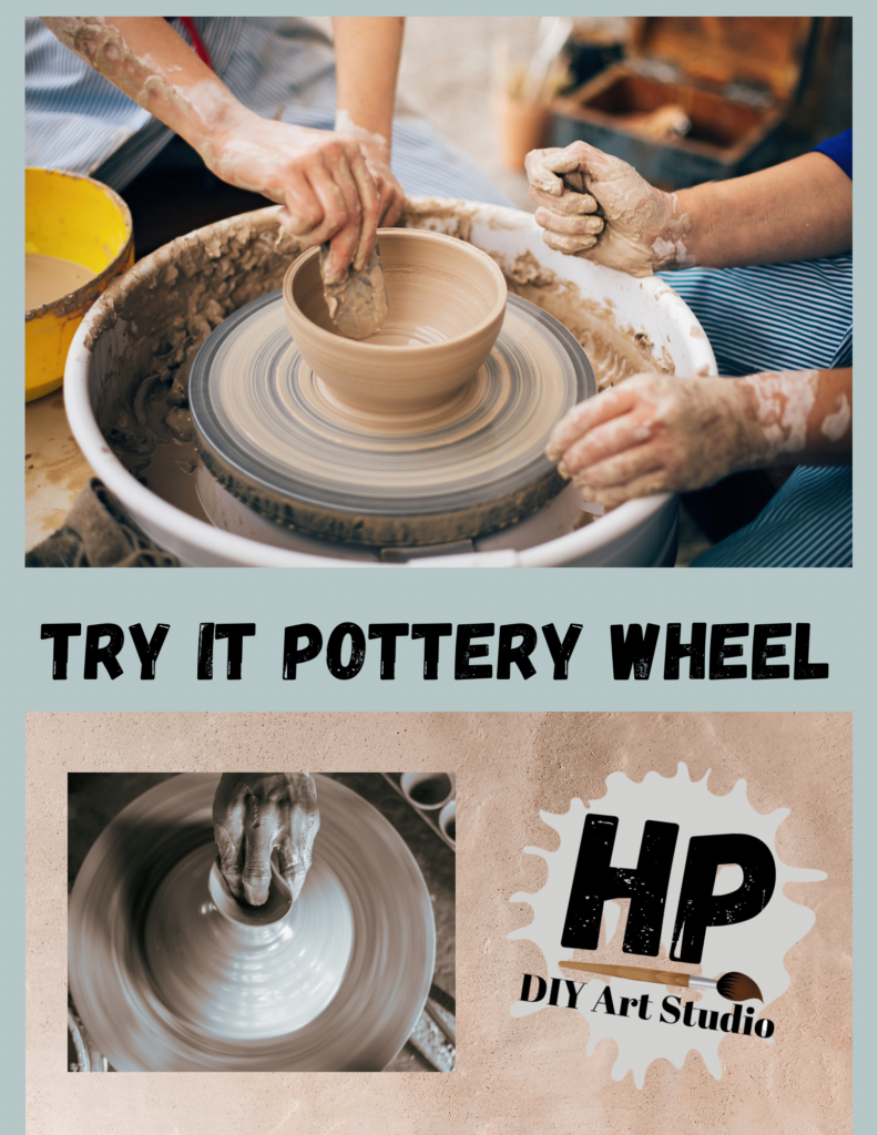 Try It Pottery Wheel, pottery wheel, Clay, wheel throwing
