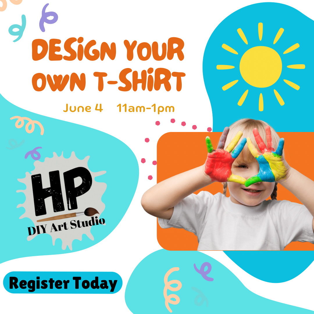 Design your own t-shirt, summer camp, fun for kids
