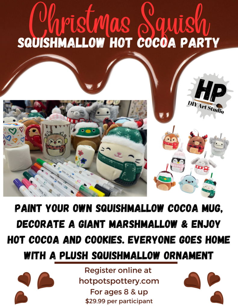 Marshmallow, Cocoa Party, Squishmallow
