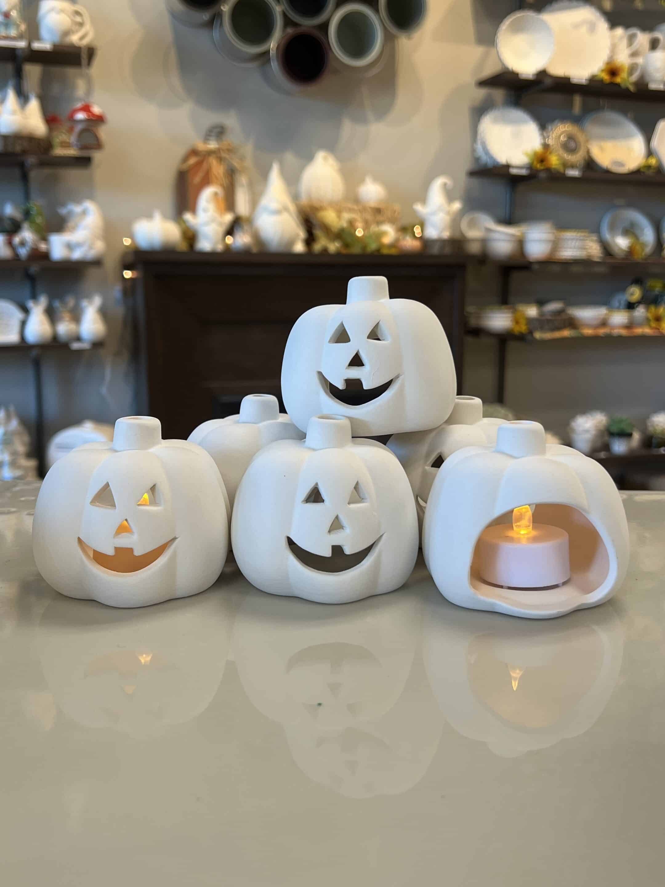 Jack-o-lantern, pumpkin votive