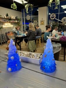 Sea glass tree, ocean, sea glass, workshop, night out