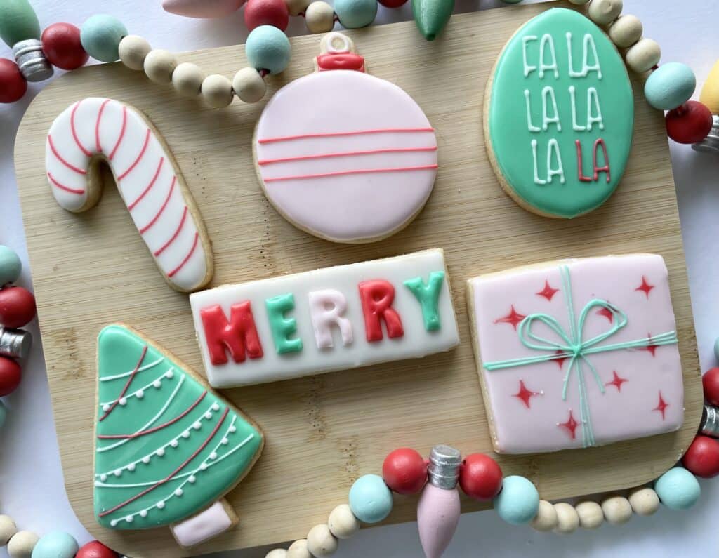 Christmas cookies, cookie decorating workshop
